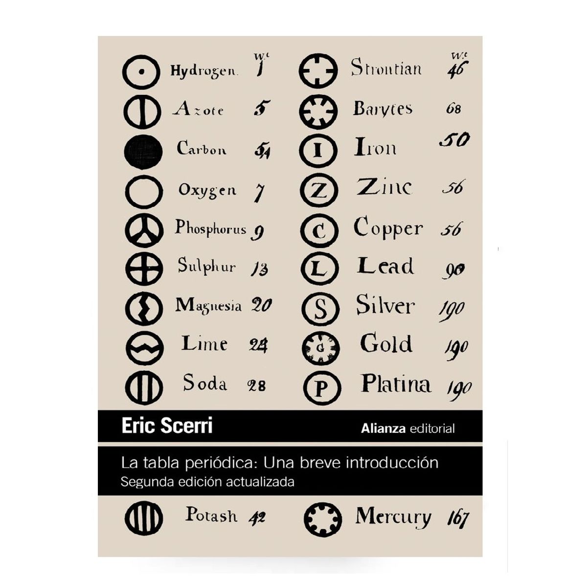 ALIANZA - LA TABLA PERIODICA SCERRI,  ERIC