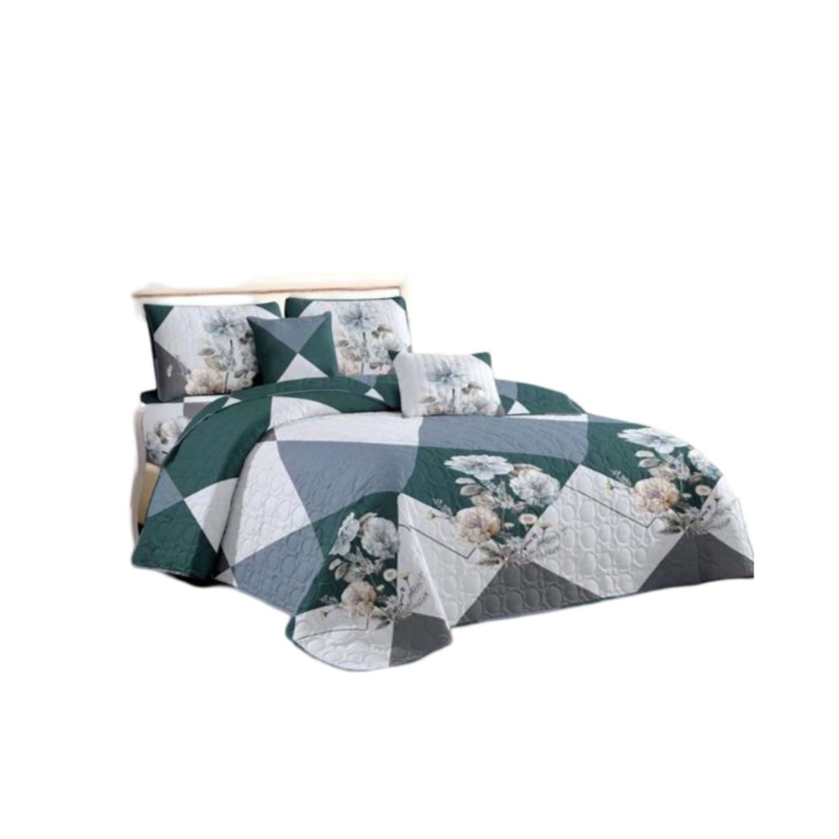 GENERICO - COBERTOR COLCHA QUILT DE VERANO 2 PLAZAS -A5