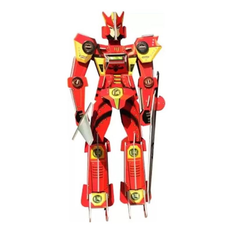 GENERICO - Rompecabezas 3d Robot Rojo Puzzle 3d