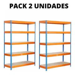 ALPINESTARS - Set Estante Metálico Repisa 200x150 Ensamblado 400kg x2