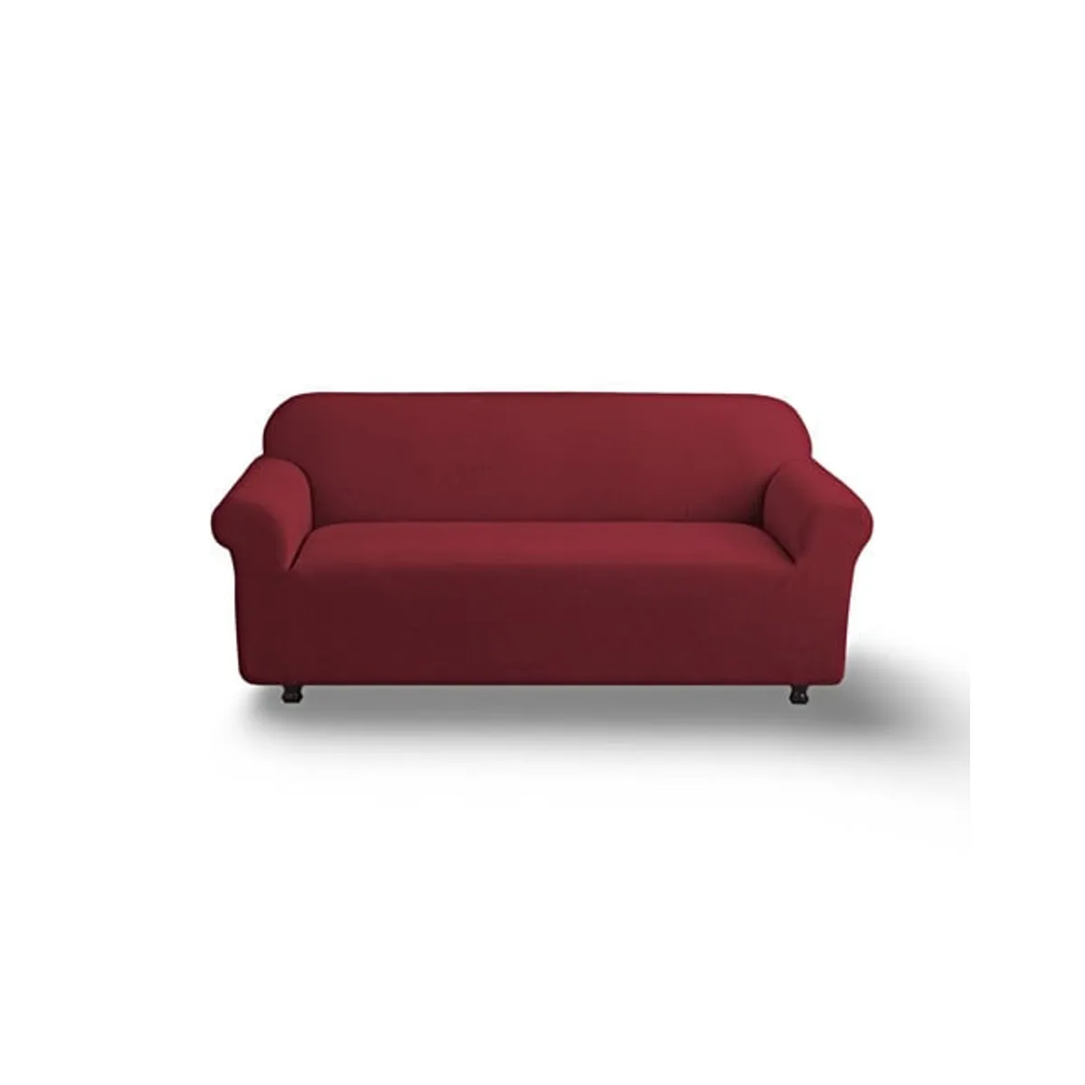 GENERICO - FUNDA PARA SOFA CUADRILLE DE 3 CUERPO BURDEO