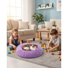 GENERICO - Cama Acolchada de Alta Densidad para tus mascotas 60 cm