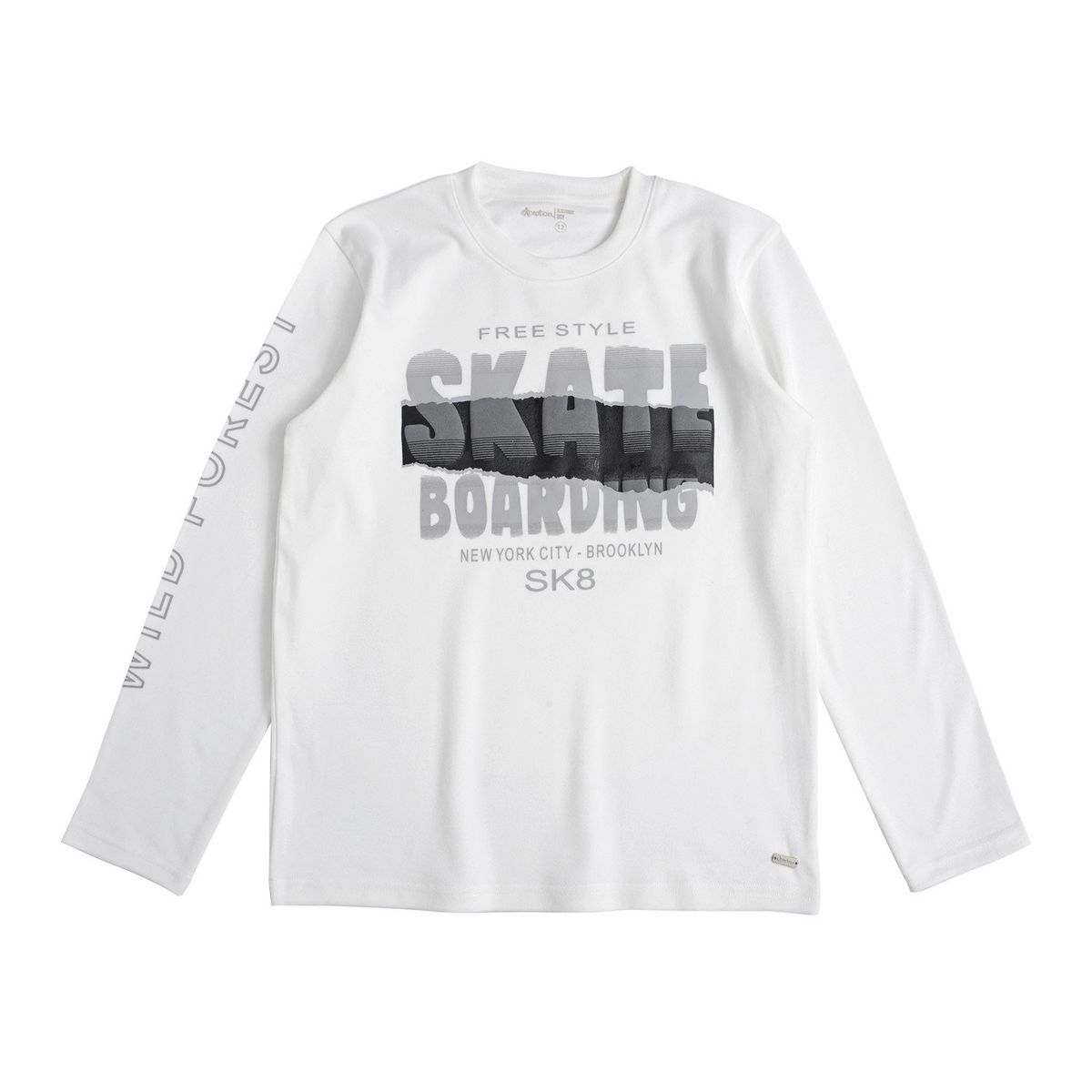 EXCEPTION - Polera Manga Larga Afranelada Niño
