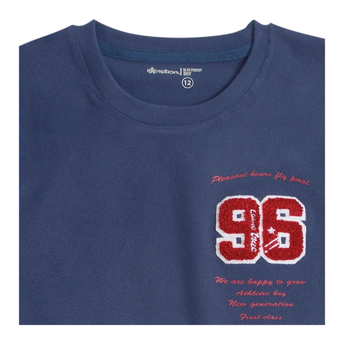 EXCEPTION - Polera Manga Larga Afranelada Niño