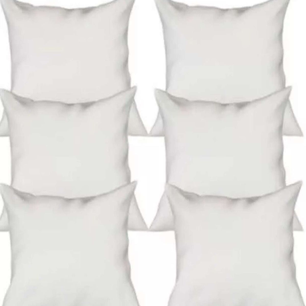 GENERICO - COJINES RELLENO PACK DE PACK DE 6 UNIDADES 40x40 cm