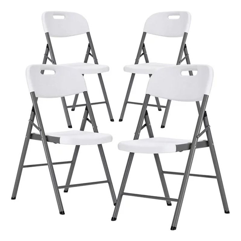 IUNIK - Set De Sillas Plegables Para Fiestas Y Eventos 4 Piezas