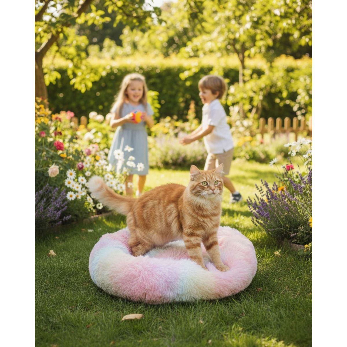 GENERICO - Cama Acolchada de Alta Densidad para tus mascotas 60 cm