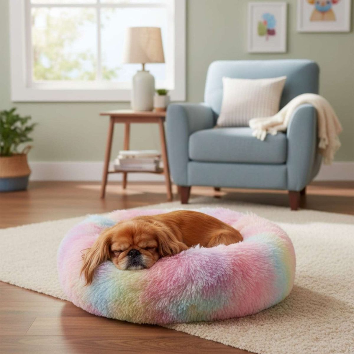 GENERICO - Cama Acolchada de Alta Densidad para tus mascotas 60 cm