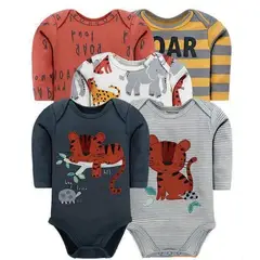 TEDMIMAK - Bodys manga larga pack 5 unidades