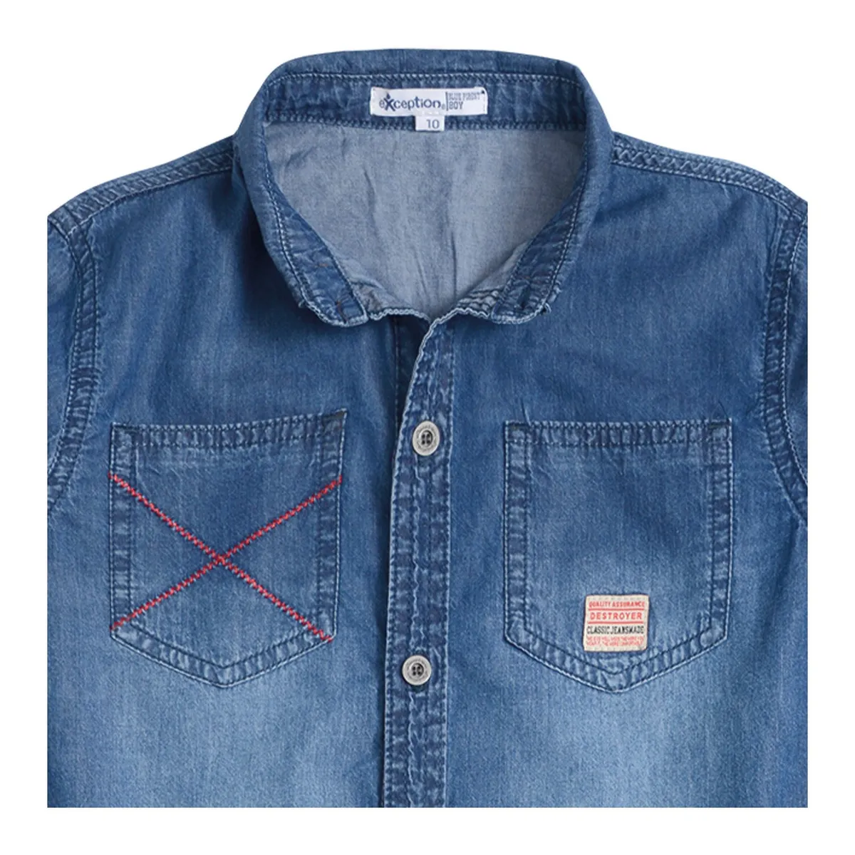 EXCEPTION - Camisa Mezclilla Niño