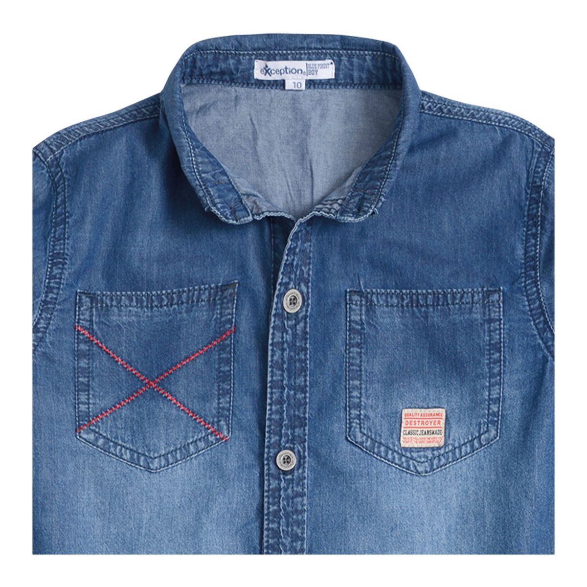 EXCEPTION - Camisa Mezclilla Niño