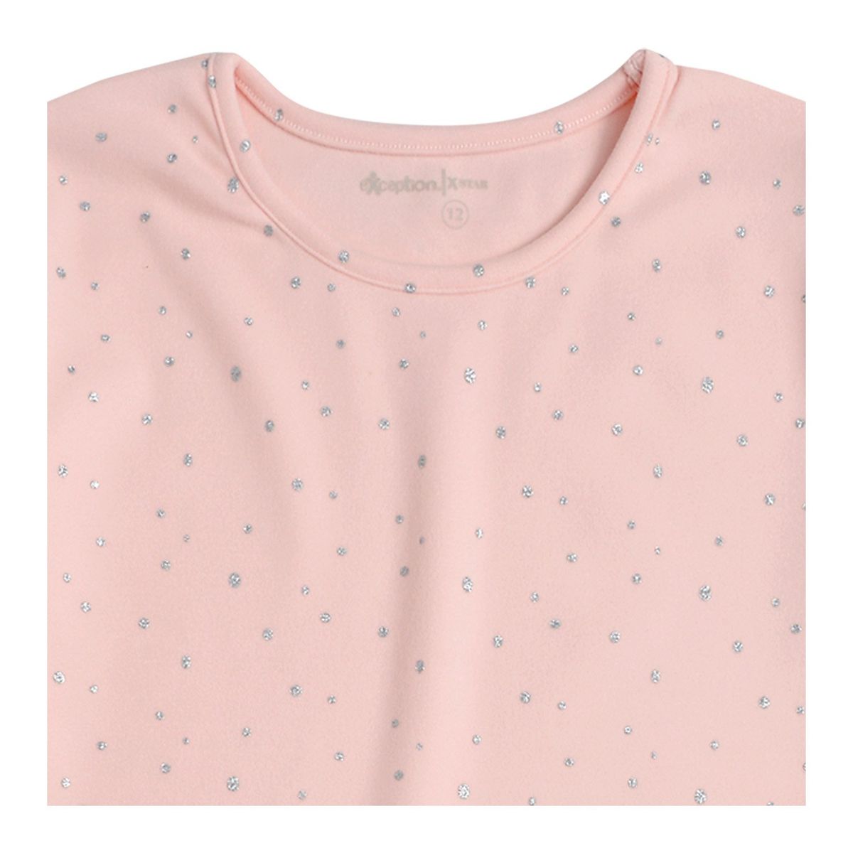 EXCEPTION - Polera Manga Larga Afranelada Niña