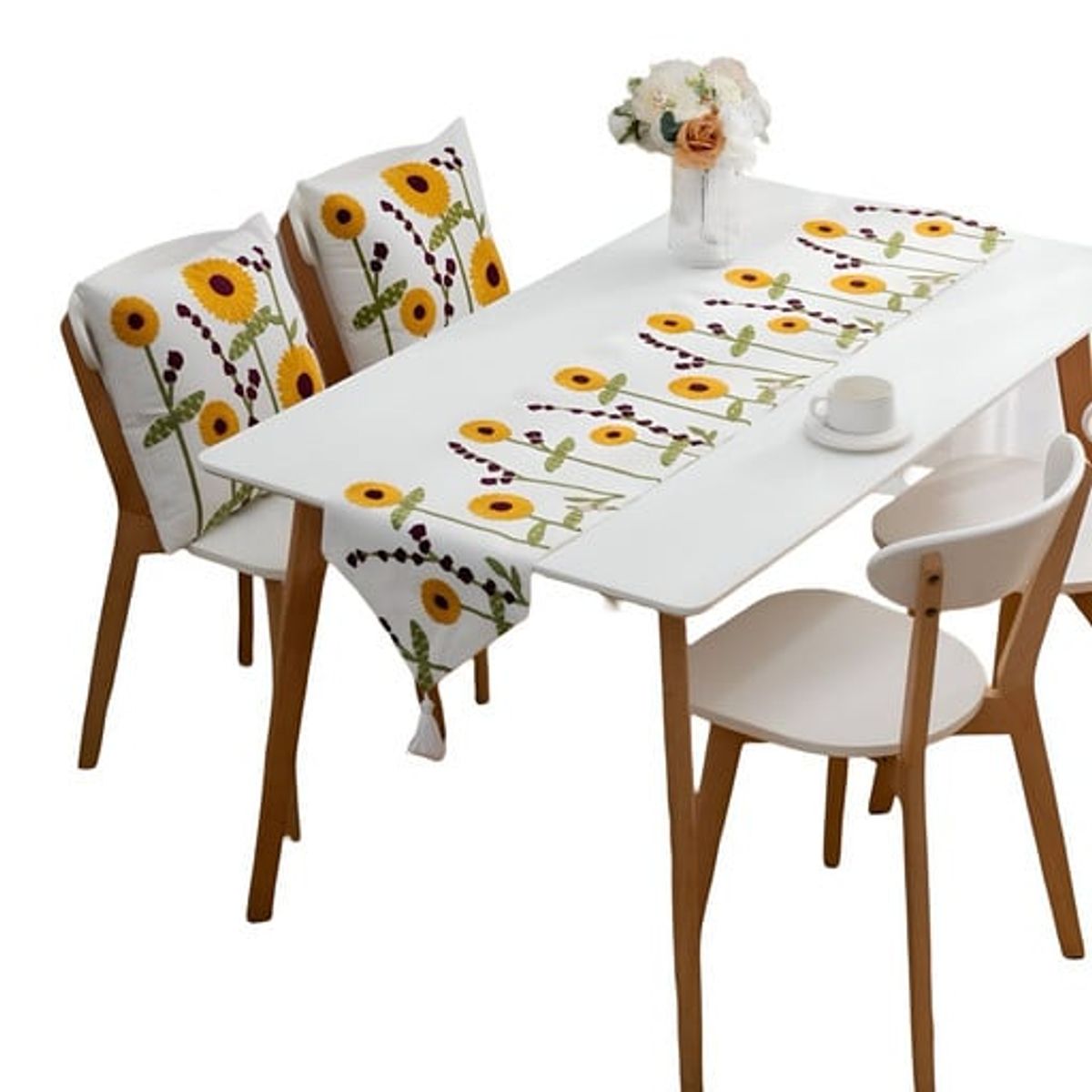 GENERICO - Camino de mesa bordado 33x180 cm