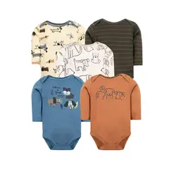TEDMIMAK - Bodys manga larga pack 5 unidades PERRITO