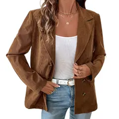 BLWOENS - Chaqueta para mujer - Marrón