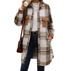 BLWOENS - Chaqueta para mujer - Marrón