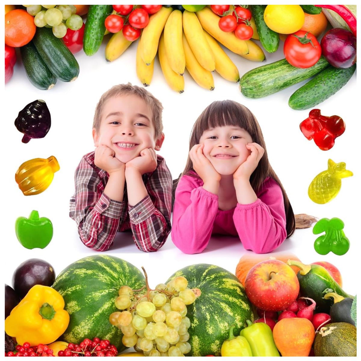 GENERICO - Moldes 66 Espacios Frutas Divertidas