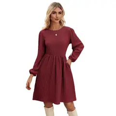 BLWOENS - Vestidos casuales de para mujeres - Rojo