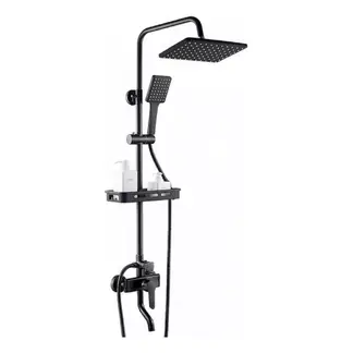 LABALAOS - Columna De Ducha Negra Mate - 3 Funciones