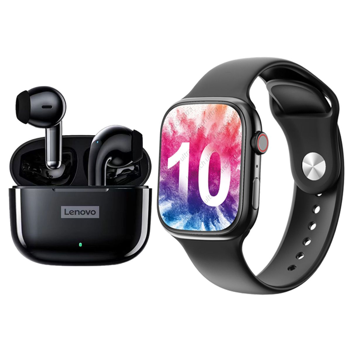 LENOVO - Lenovo LP40 PRO Audífonos Bluetooth y reloj inteligente