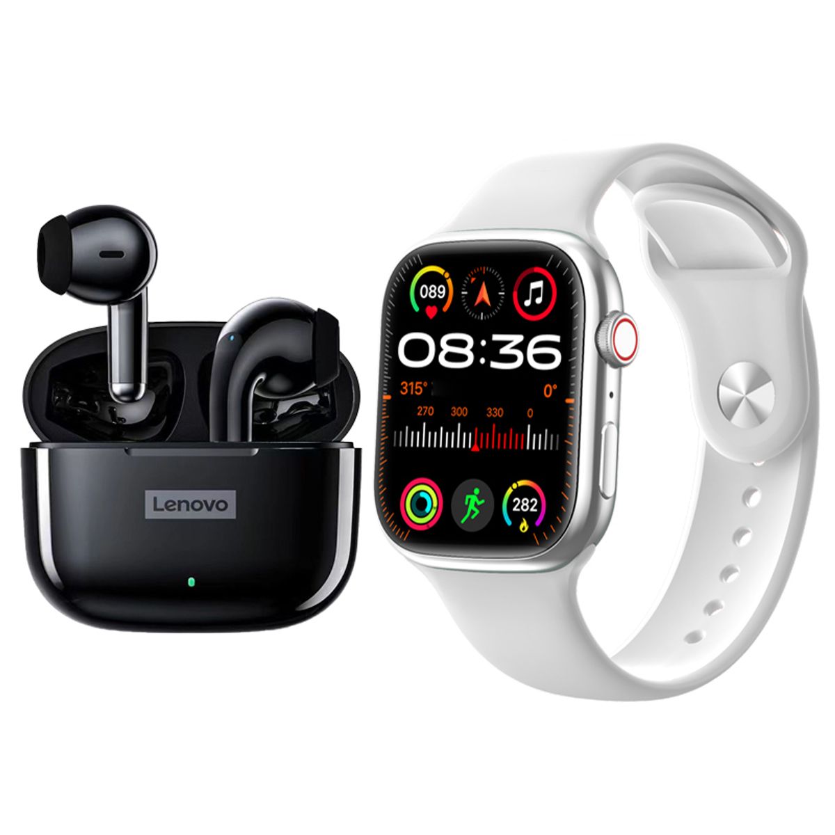 LENOVO - Lenovo LP40 PRO Audífonos Bluetooth y reloj inteligente