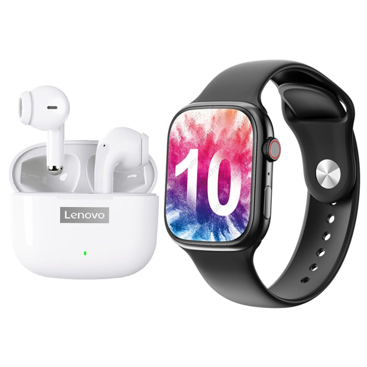 LENOVO - Lenovo LP40 PRO Audífonos Bluetooth y reloj inteligente