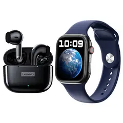 LENOVO - LP40 PRO Audífonos Bluetooth y reloj inteligente