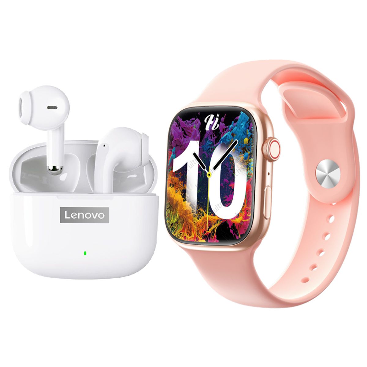 LENOVO - Lenovo LP40 PRO Audífonos Bluetooth y reloj inteligente