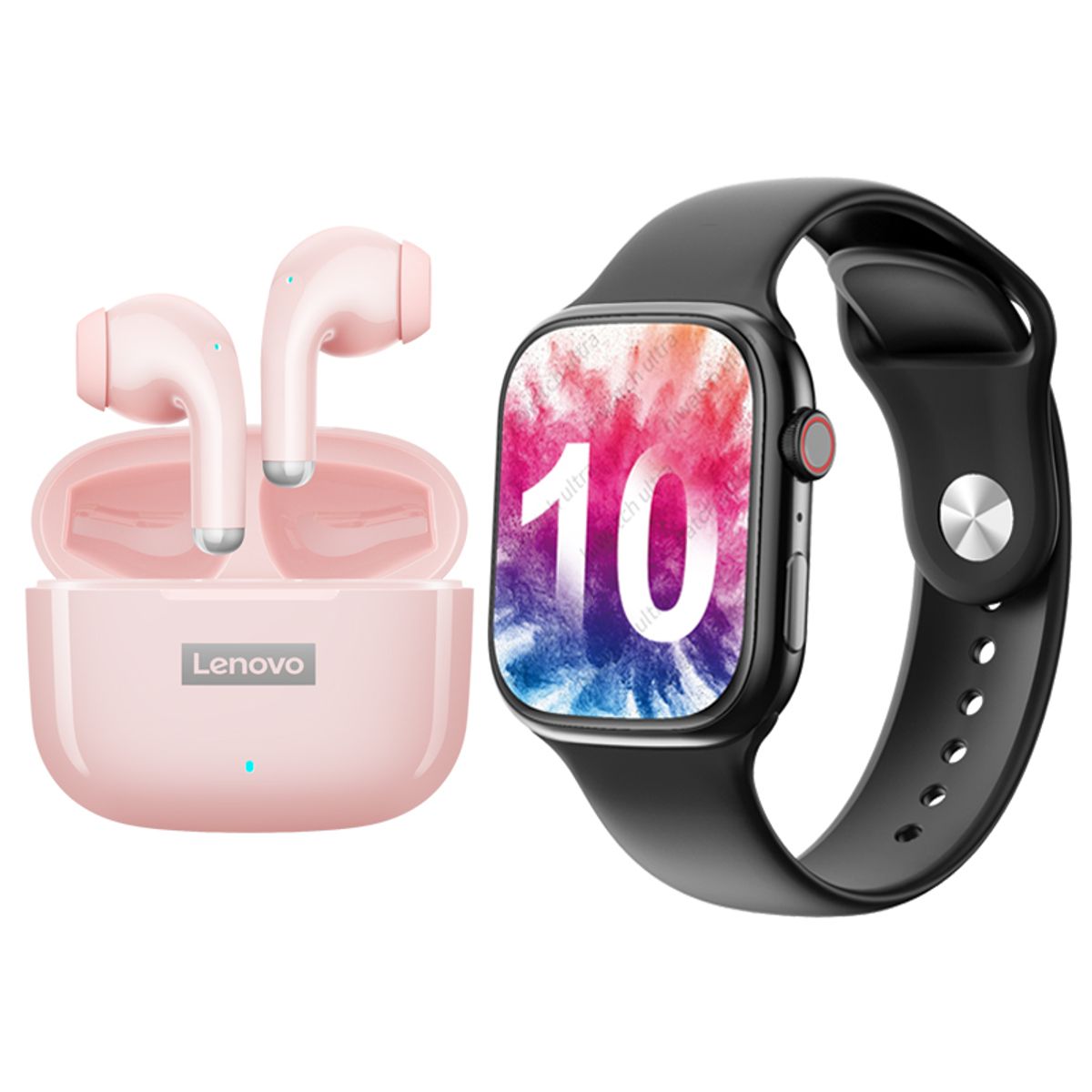 LENOVO - Lenovo LP40 PRO Audífonos Bluetooth y reloj inteligente