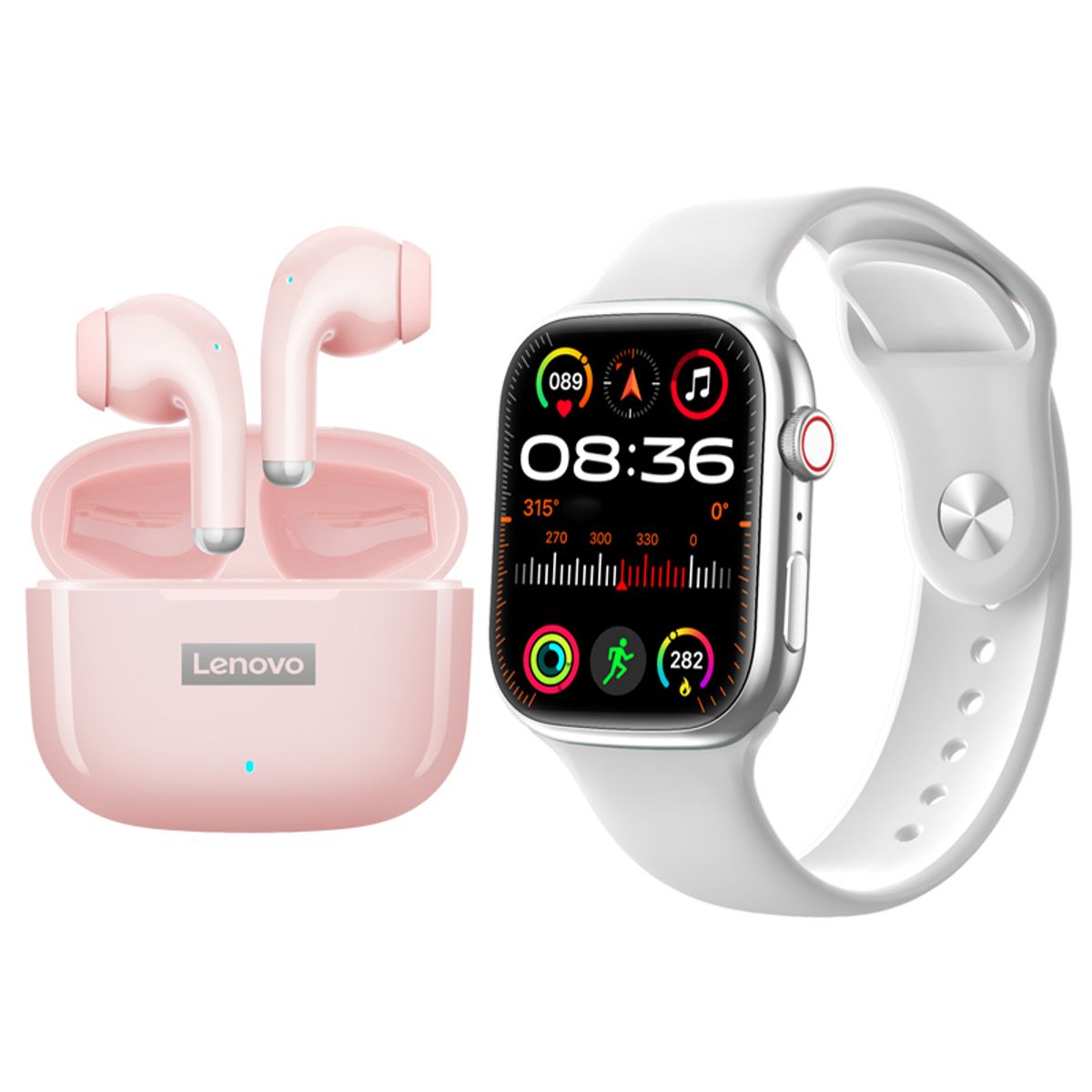 LENOVO - Lenovo LP40 PRO Audífonos Bluetooth y reloj inteligente