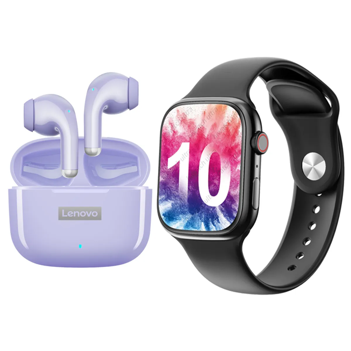 LENOVO - Lenovo LP40 PRO Audífonos Bluetooth y reloj inteligente