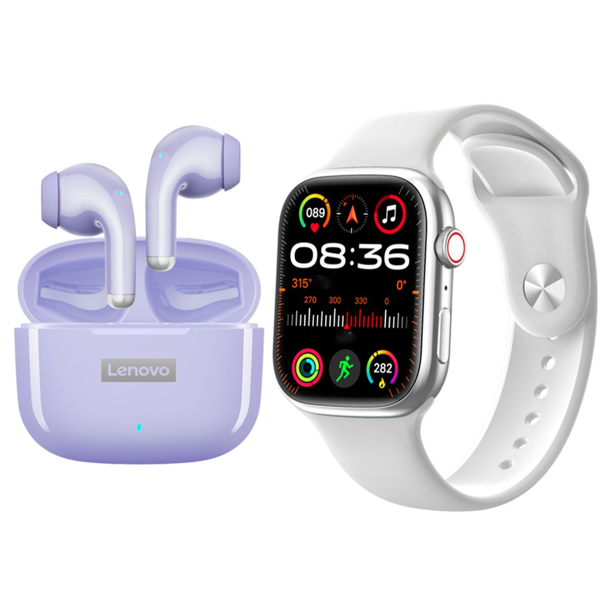 LENOVO - Lenovo LP40 PRO Audífonos Bluetooth y reloj inteligente