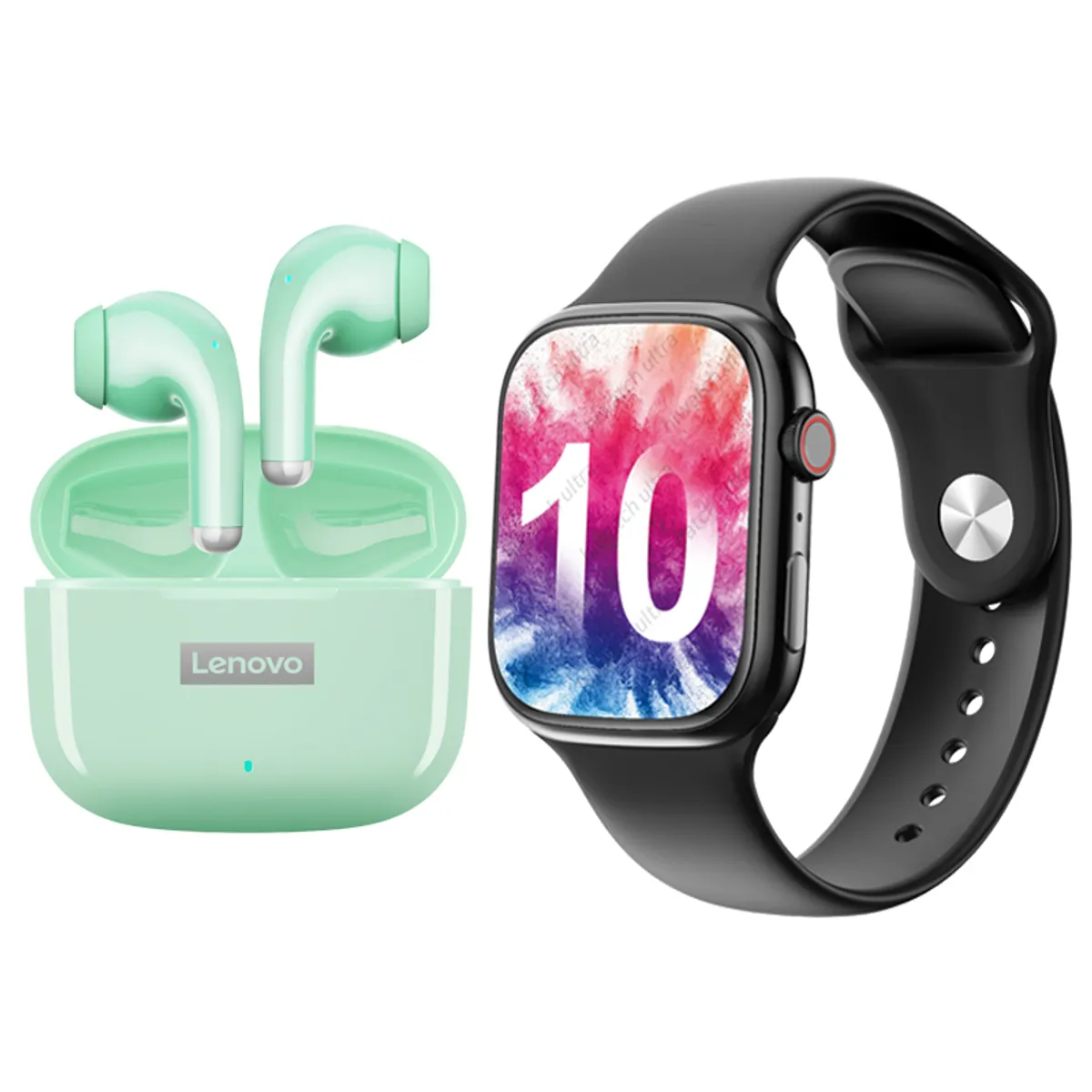 LENOVO - Lenovo LP40 PRO Audífonos Bluetooth y reloj inteligente