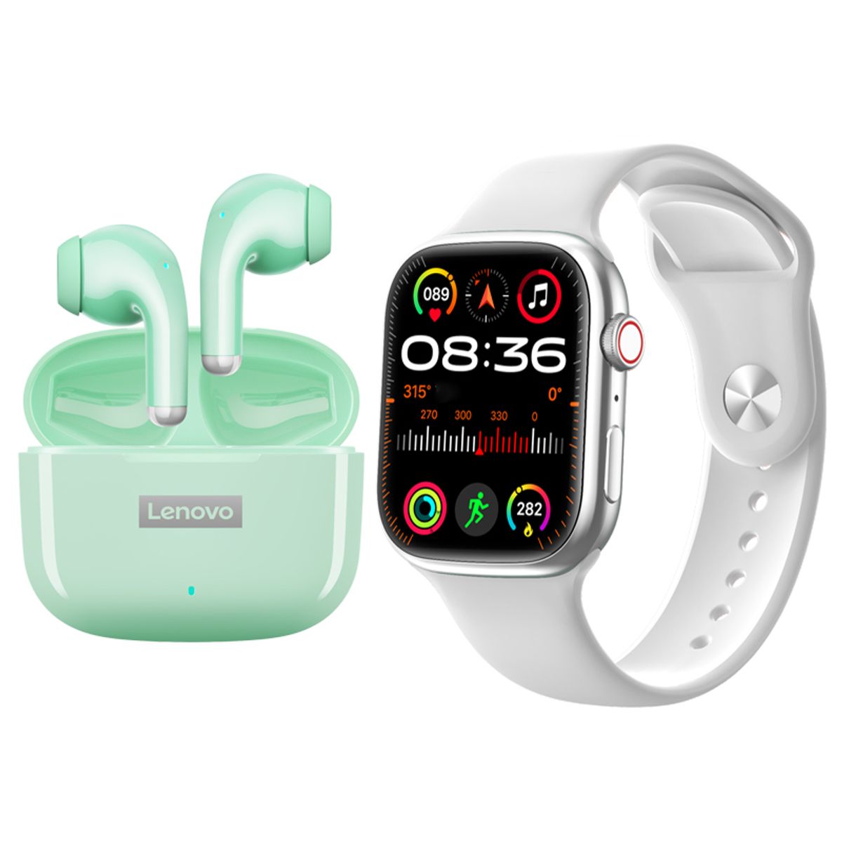 LENOVO - Lenovo LP40 PRO Audífonos Bluetooth y reloj inteligente