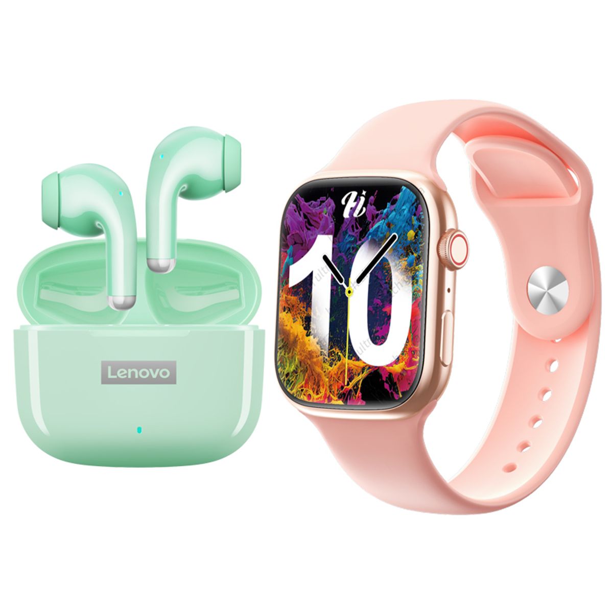 LENOVO - Lenovo LP40 PRO Audífonos Bluetooth y reloj inteligente