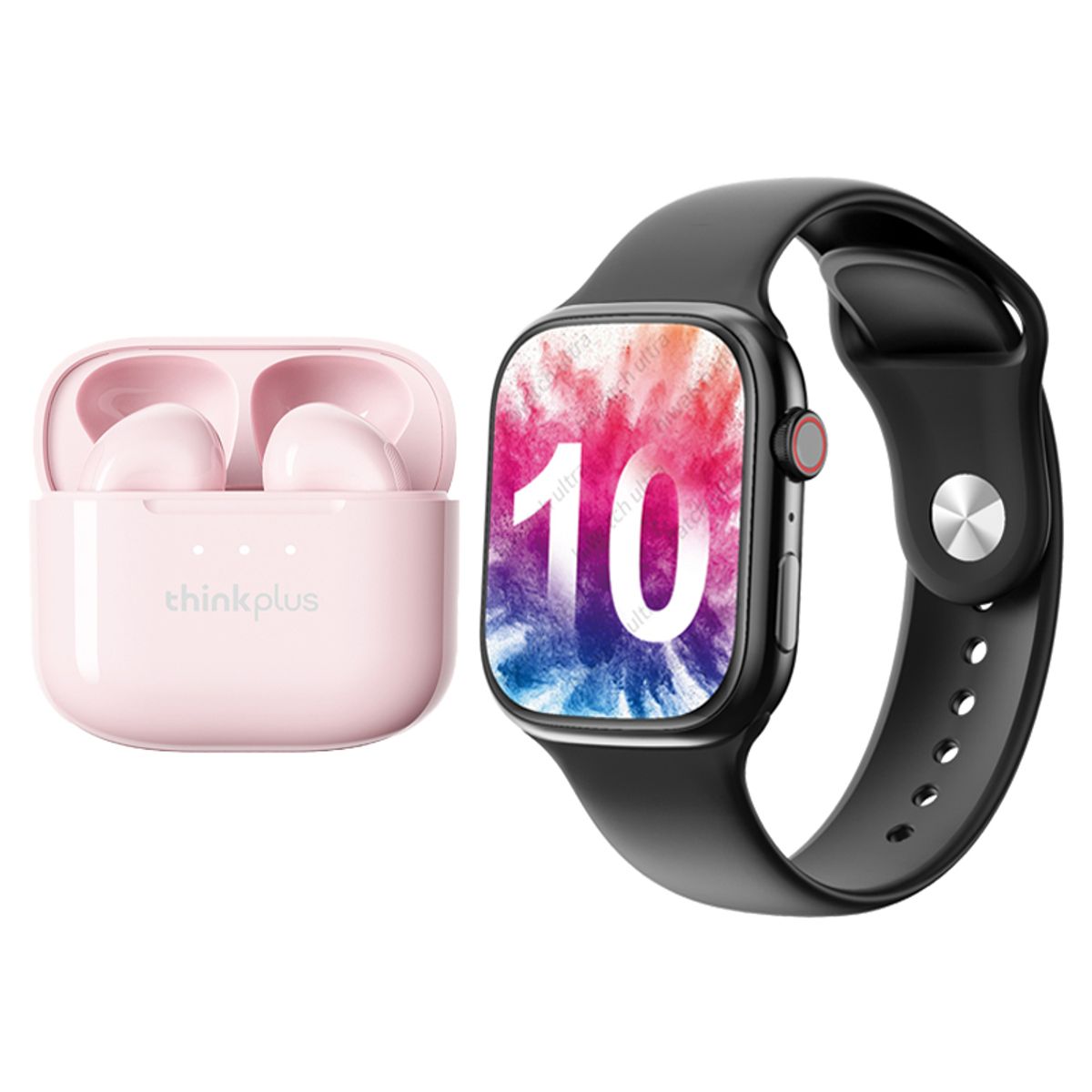 LENOVO - Audífonos Bluetooth Lenovo LP23 y reloj inteligente