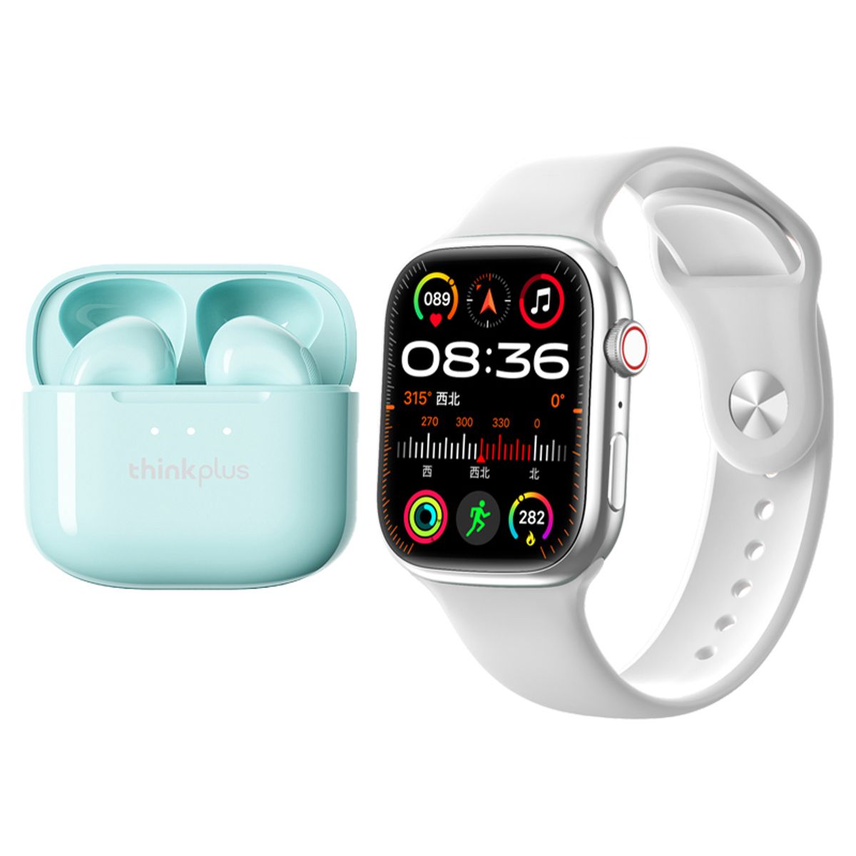 LENOVO - Audífonos Bluetooth Lenovo LP23 y reloj inteligente