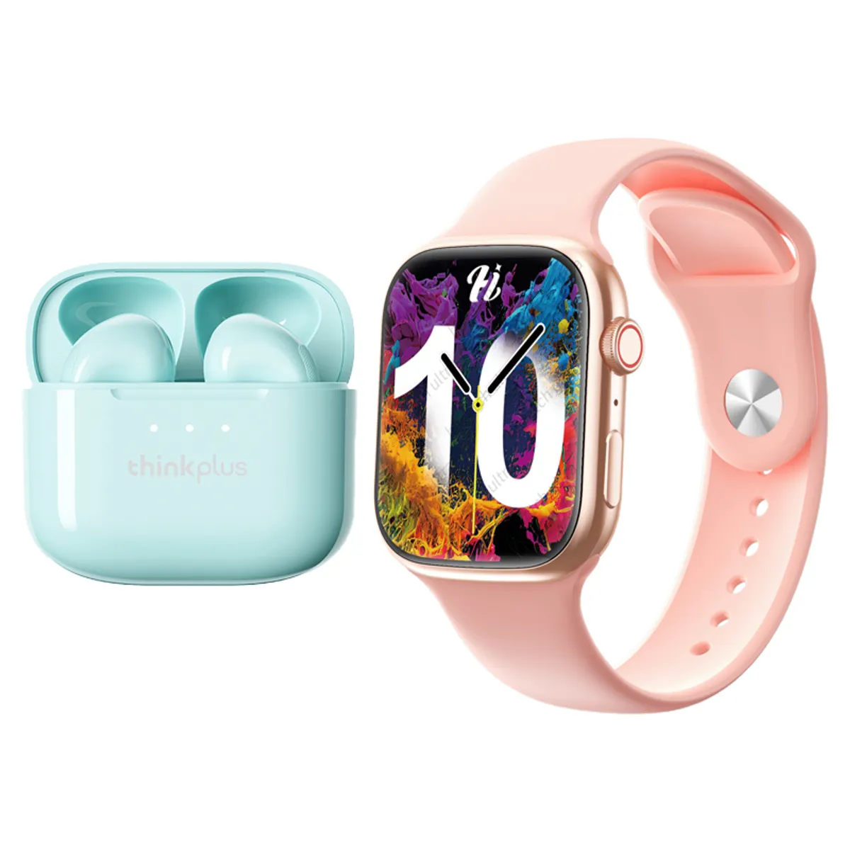 LENOVO - Audífonos Bluetooth Lenovo LP23 y reloj inteligente