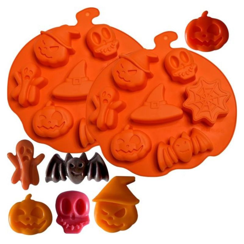 GENERICO - Moldes 7 Espacios Figuras Halloween