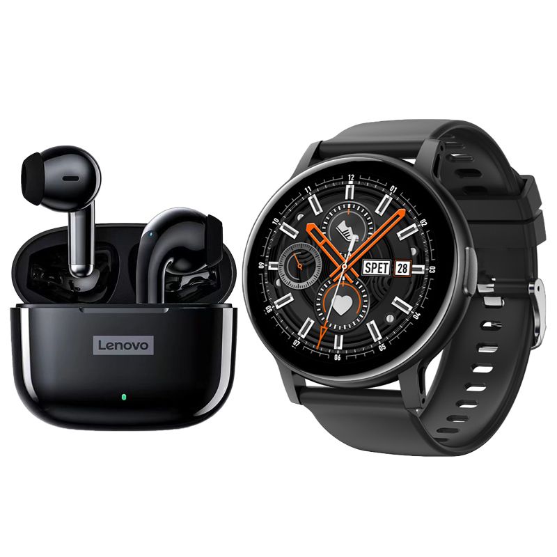LENOVO - Lenovo LP40 PRO Audífonos Bluetooth y reloj inteligente