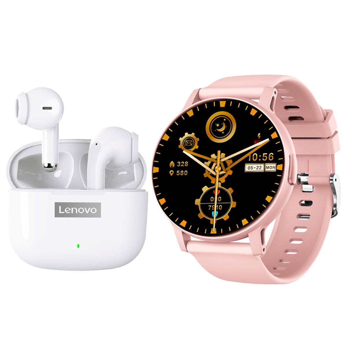 LENOVO - Lenovo LP40 PRO Audífonos Bluetooth y reloj inteligente