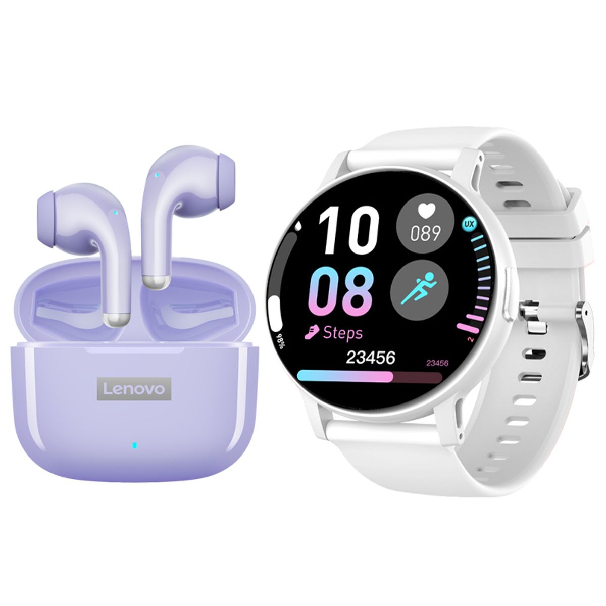 LENOVO - Lenovo LP40 PRO Audífonos Bluetooth y reloj inteligente
