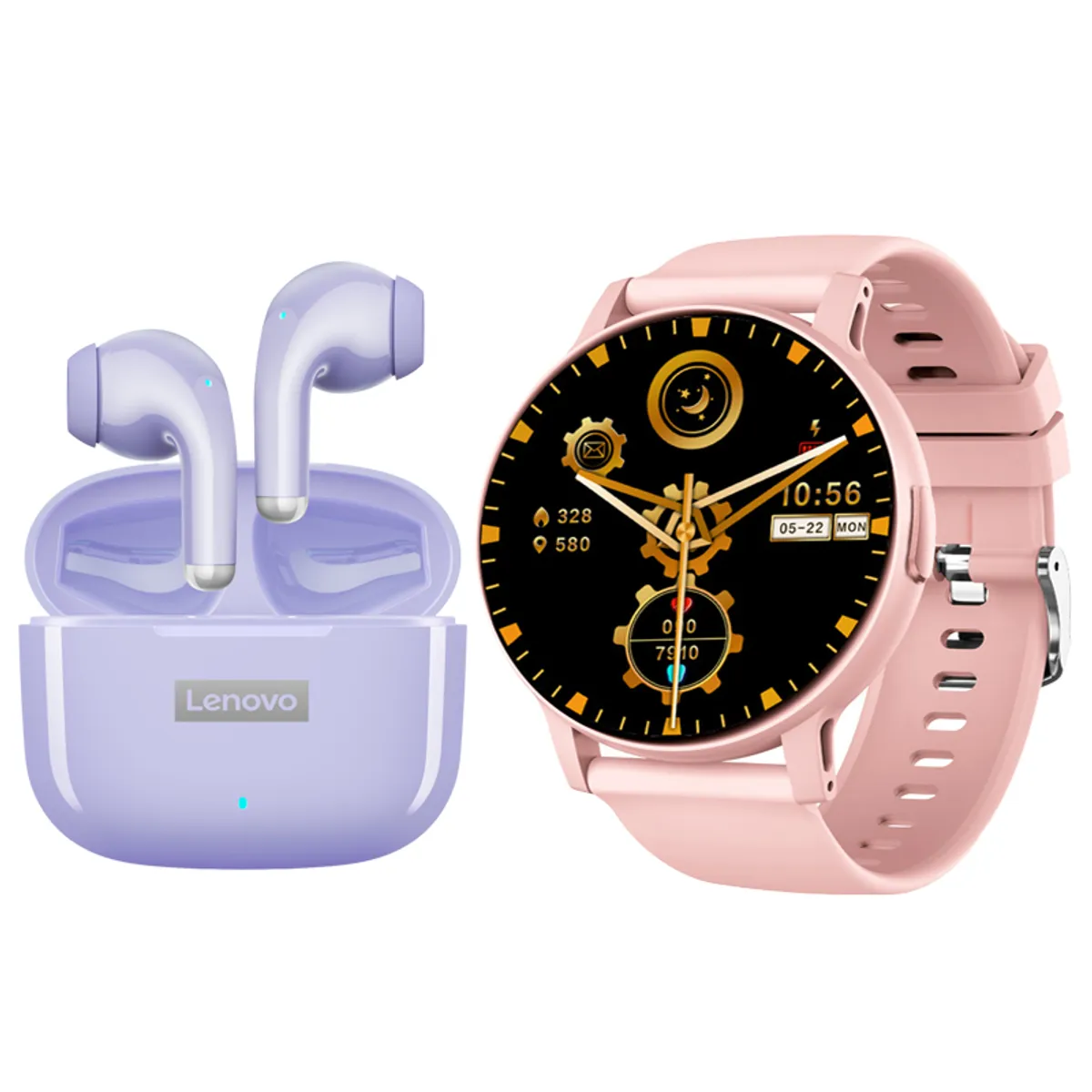 LENOVO - Lenovo LP40 PRO Audífonos Bluetooth y reloj inteligente