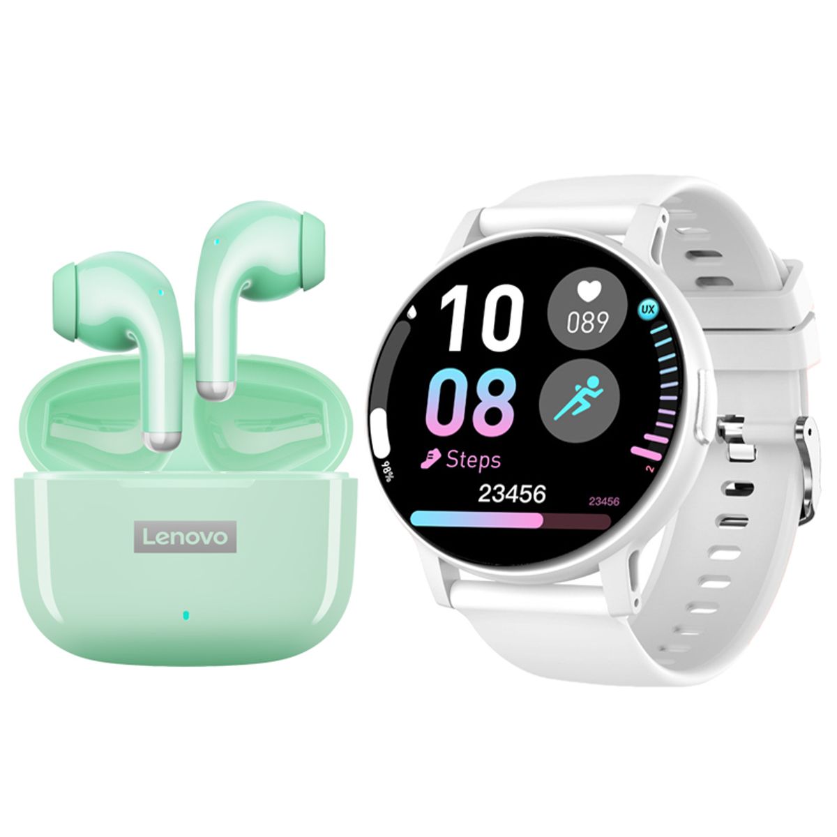 LENOVO - Lenovo LP40 PRO Audífonos Bluetooth y reloj inteligente