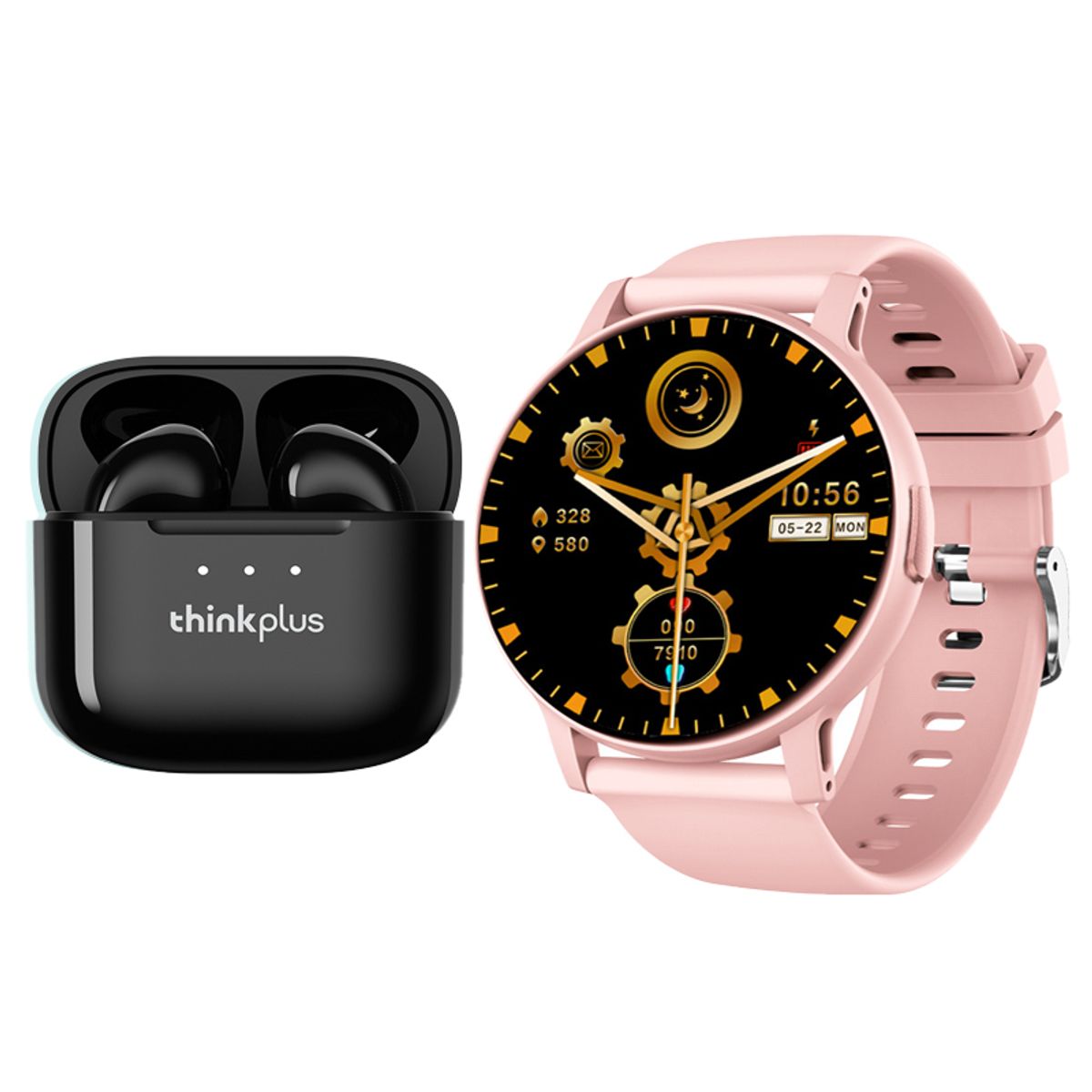 LENOVO - Audífonos Bluetooth Lenovo LP23 y reloj inteligente