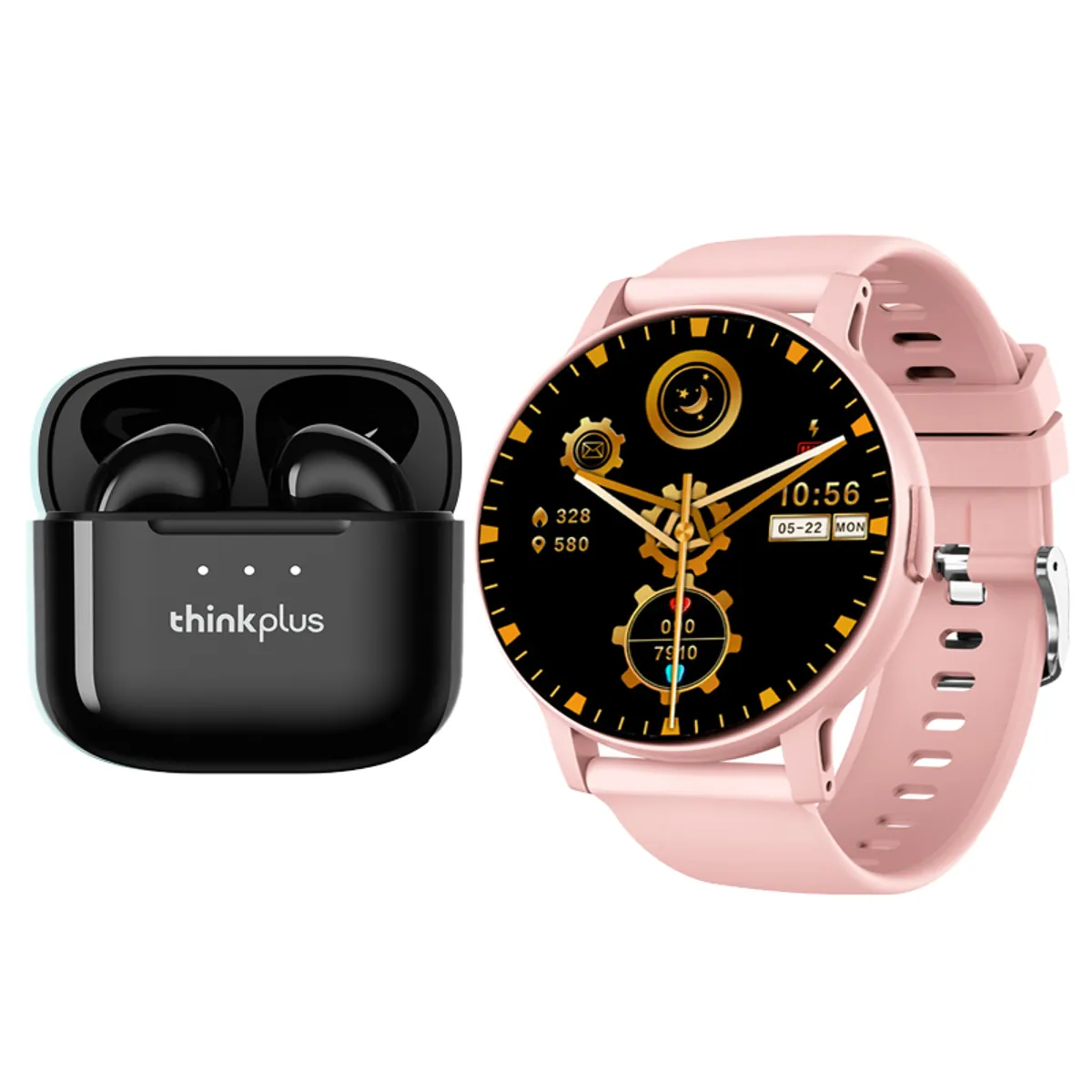 LENOVO - Audífonos Bluetooth Lenovo LP23 y reloj inteligente