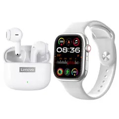 LENOVO - LP40 PRO Audífonos Bluetooth y reloj inteligente