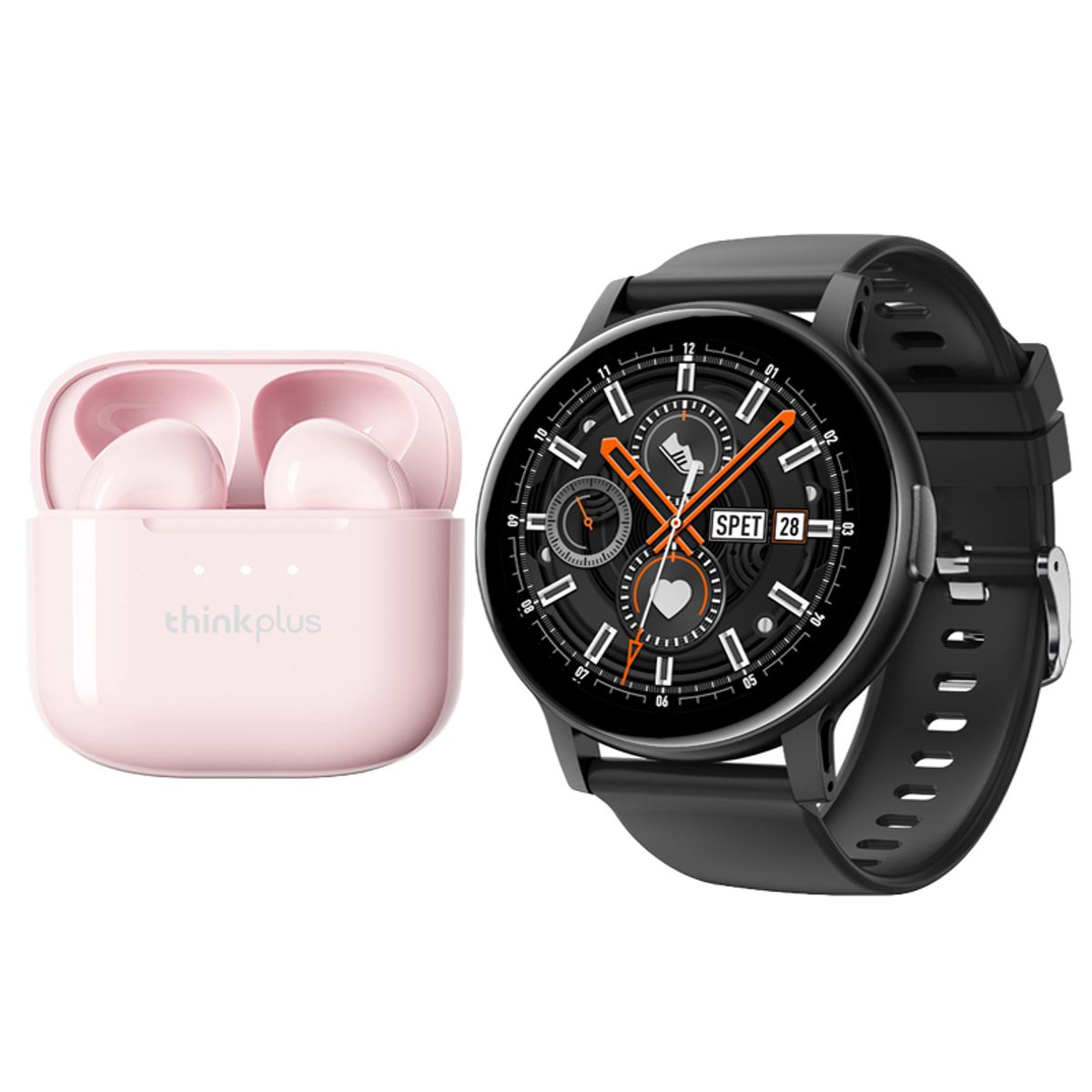 LENOVO - Audífonos Bluetooth Lenovo LP23 y reloj inteligente