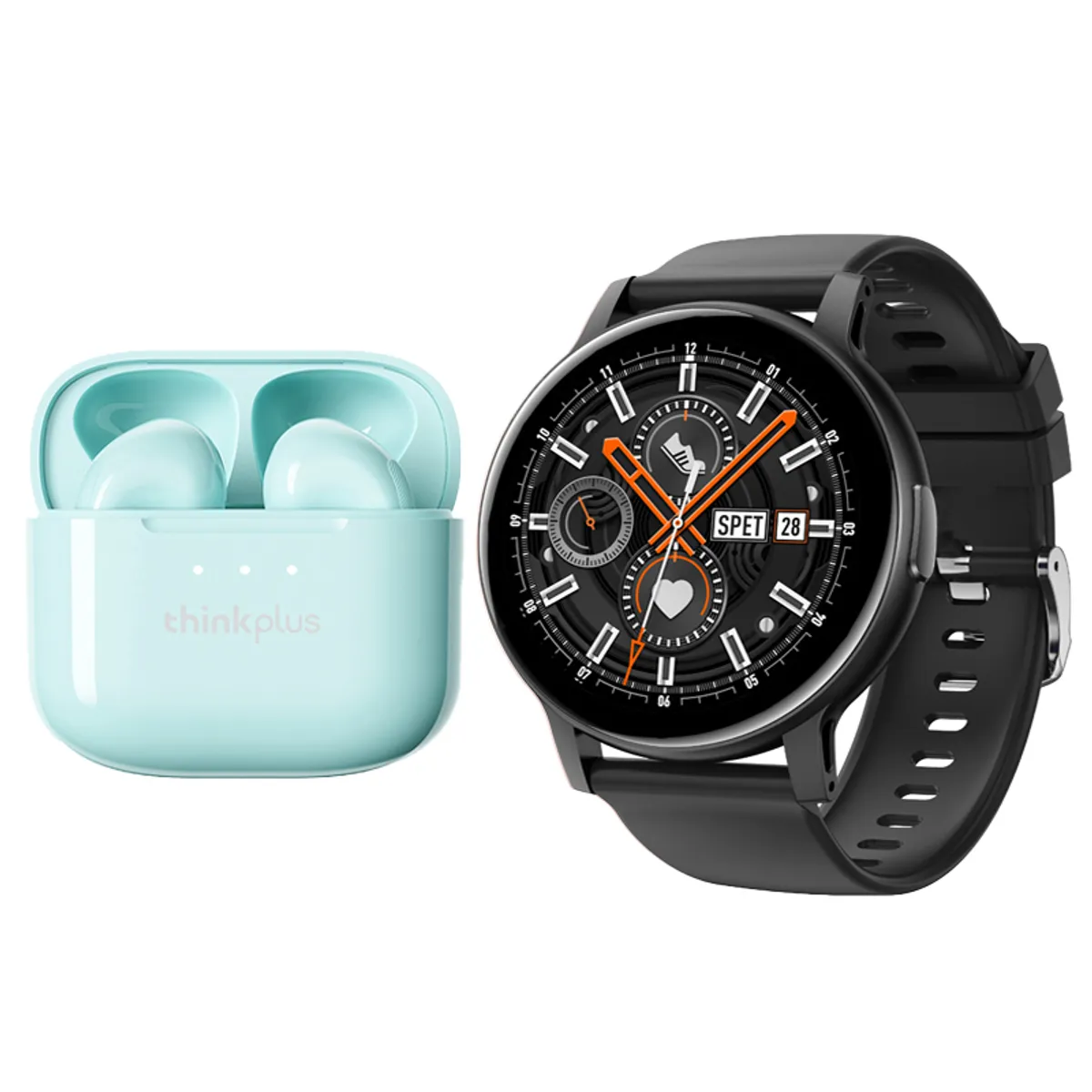 LENOVO - Audífonos Bluetooth Lenovo LP23 y reloj inteligente