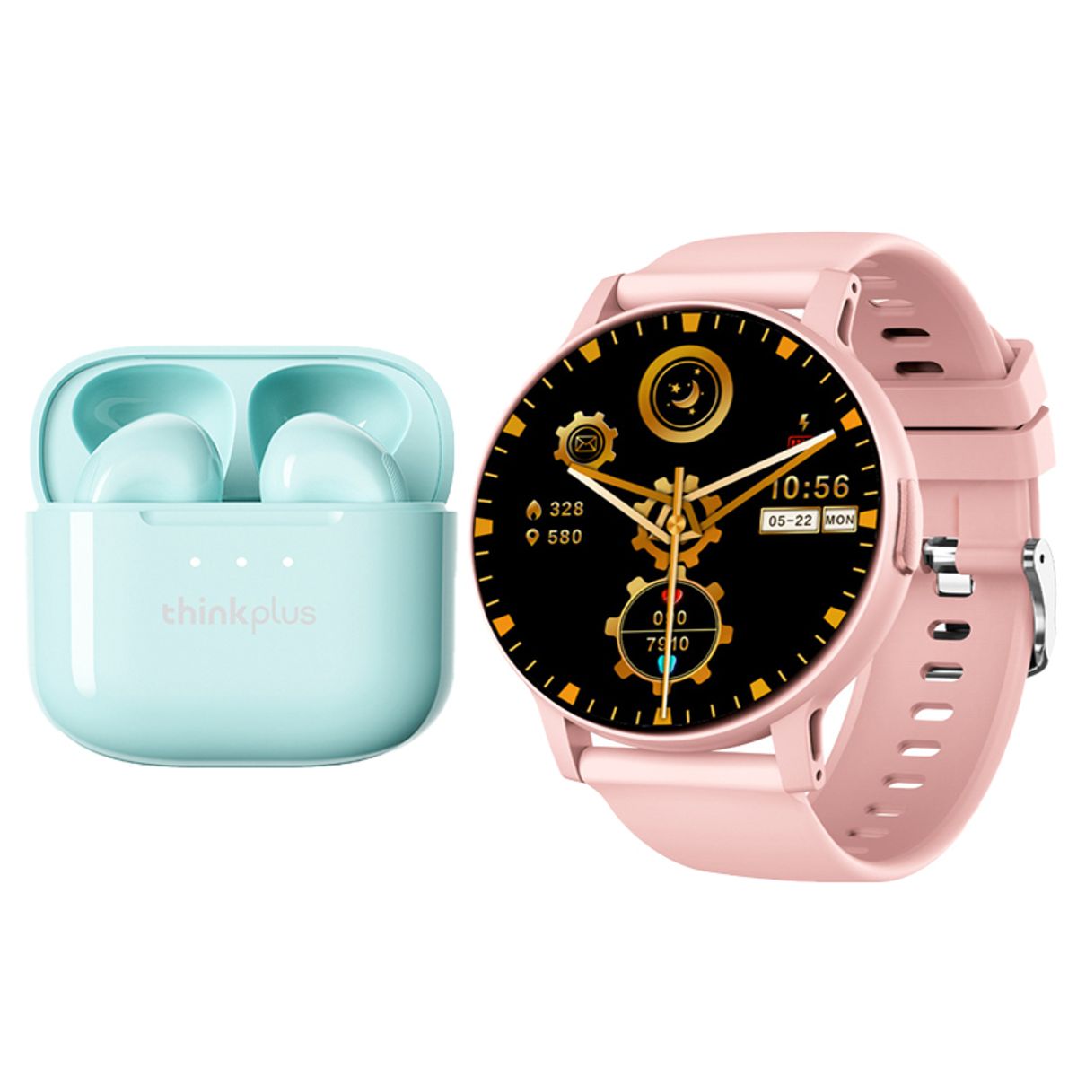 LENOVO - Audífonos Bluetooth Lenovo LP23 y reloj inteligente